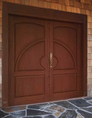 Wooden House Door